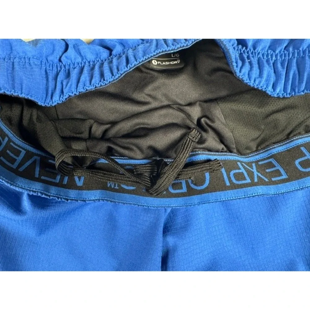 The North Face Shorts Mens Large Blue FlashDry Athletic‎ Training Hiking Active